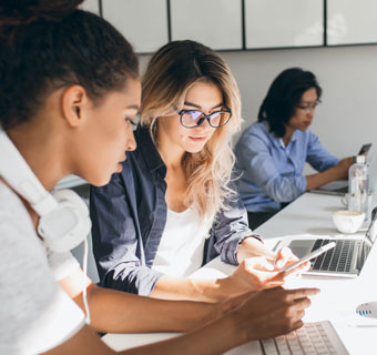 graphic of interconnected nodes for business networks