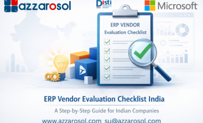 ERP Vendor Evaluation Checklist India Azzarosol Guide